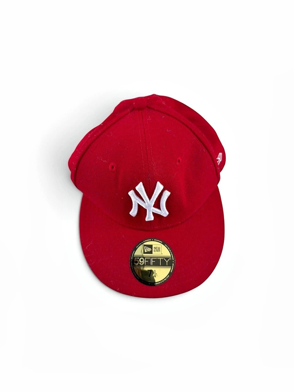 New Era New York Yankees 59FIFTY Fitted Hat Yankees Fitted Cap Red & Gray 7 1/4